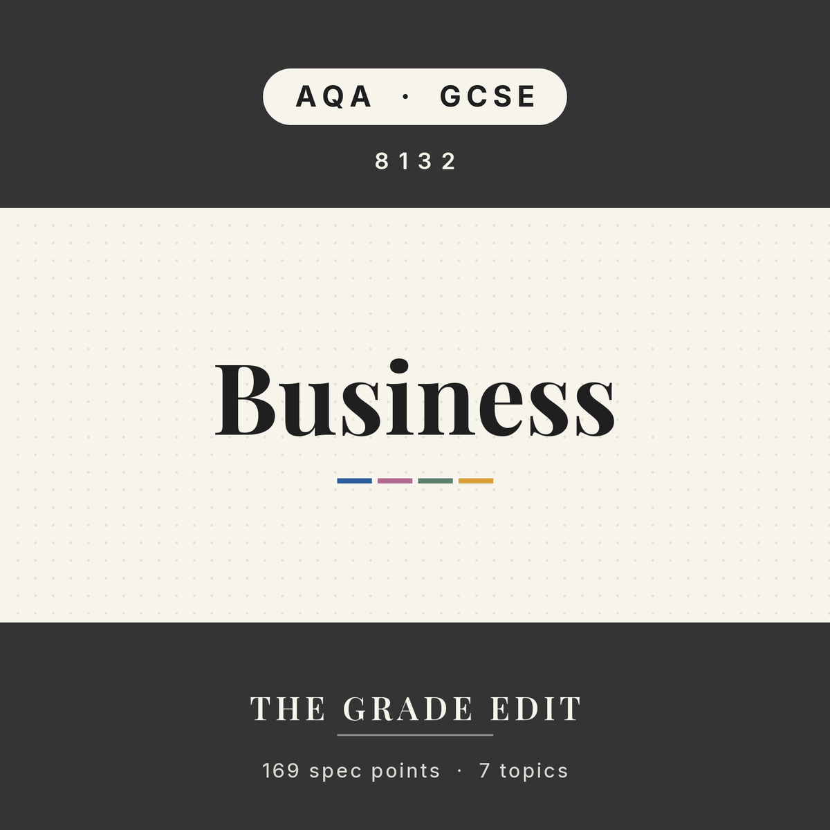 AQA GCSE Business revision tracker