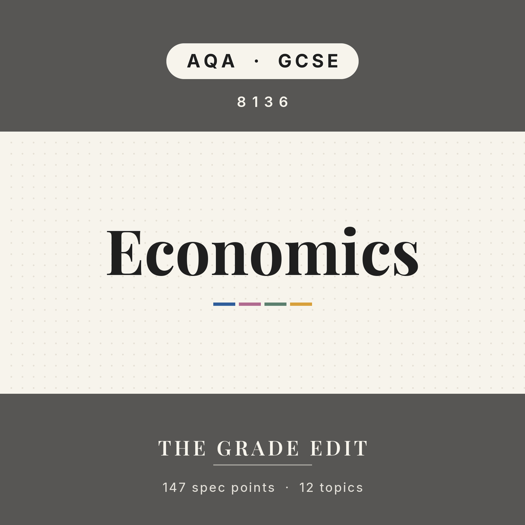 AQA GCSE Economics revision tracker