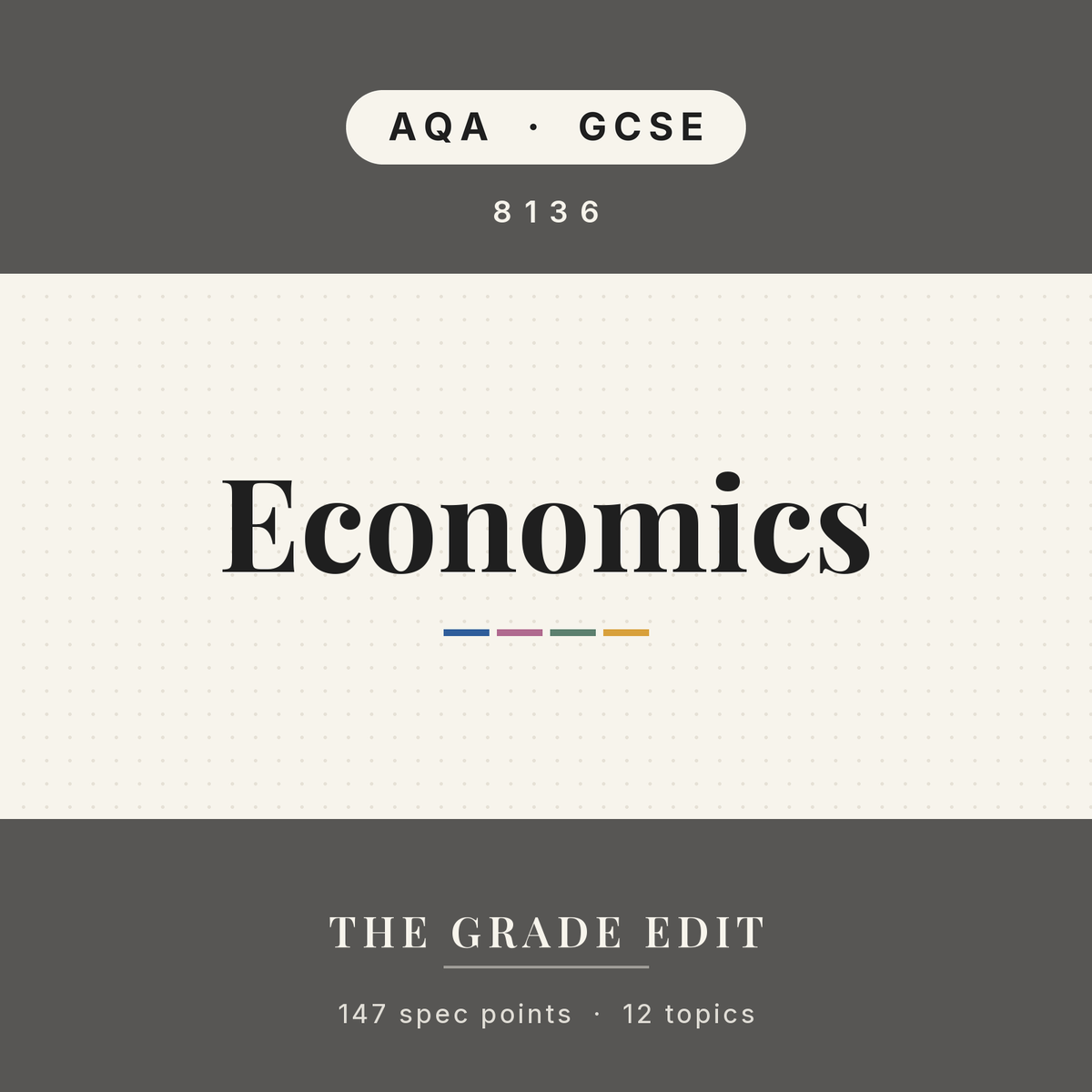 AQA GCSE Economics revision tracker