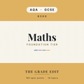 AQA GCSE Maths Foundation revision tracker