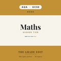 AQA GCSE Maths Higher revision tracker