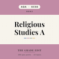 AQA GCSE Religious Studies A revision tracker