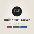 Build Your Tracker: Any 8 Subjects