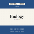 EDEXCEL IGCSE Biology revision tracker