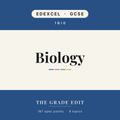 EDEXCEL GCSE Biology revision tracker
