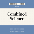 EDEXCEL GCSE Combined Science revision tracker