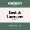 EDEXCEL GCSE English Language revision tracker
