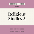 EDEXCEL GCSE Religious Studies A revision tracker