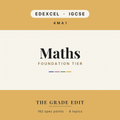 EDEXCEL IGCSE Maths Foundation revision tracker