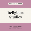 EDEXCEL IGCSE Religious Studies revision tracker