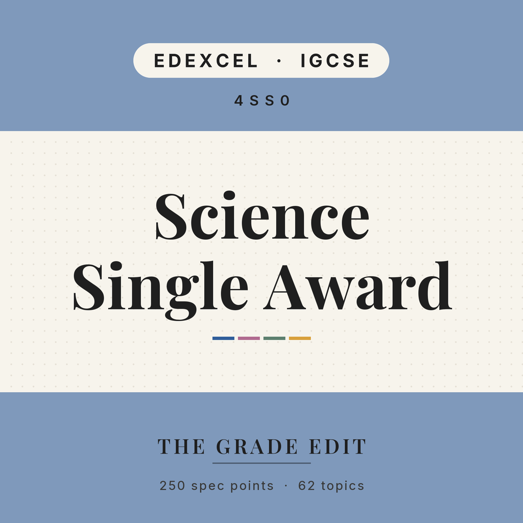 EDEXCEL IGCSE Science Single Award revision tracker